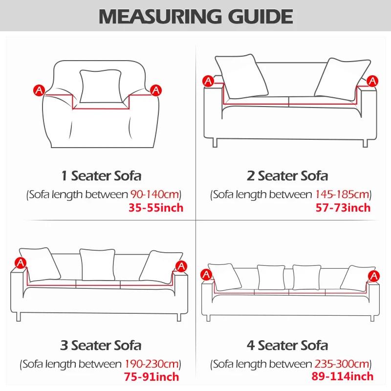 1/2/3/4 Seater Sofa Cover with Skirt Four Seasons Universal Elastic All-Inclusive Sofa Dust Covers for Living Room Funda De Sofá