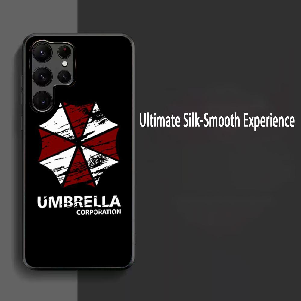 

Горячий Классический Злой Зонт Чехол Для Телефона Для Samsung Galaxy S25 S24 S23 S22 S21 S20 Plus Ultra Note20 Мягкий Черный Samsung S24