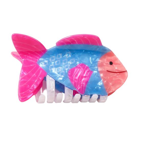 Hair Claw Marine Animal Shape Back Head Hair Clip Anti-slip Teeth Strong Grip Shark Hair Clip Versatile Hair Accessory