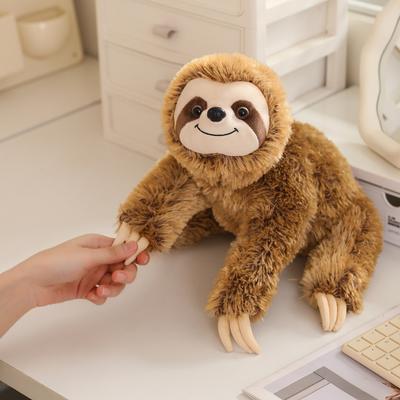 Simulierte Faultierpuppe Plüschtier Lustiges hässliches Faultier Blitz-Puppe Kinder Zoo Souvenir