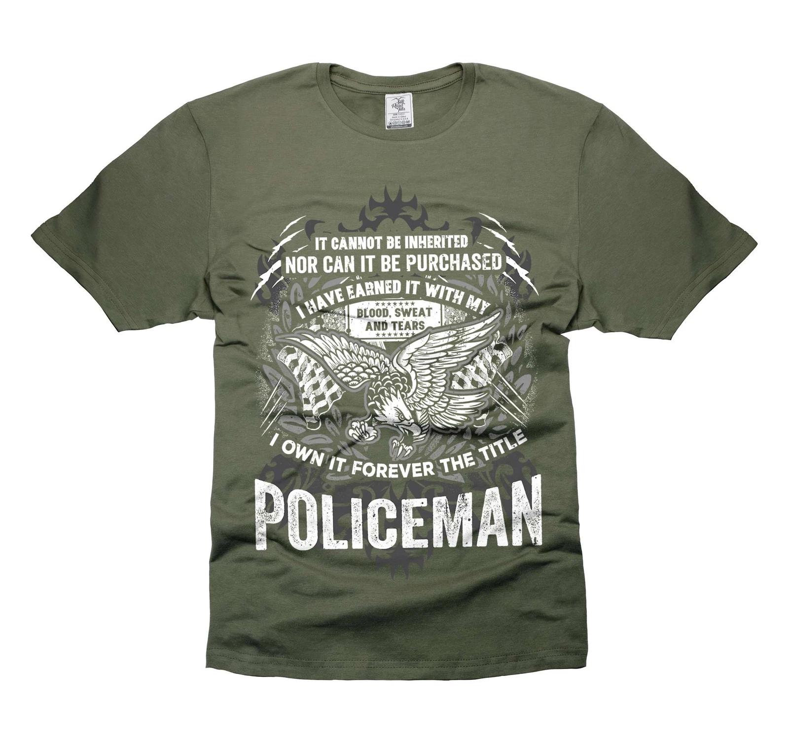 

Policeman Patriotic Shirt Men s Police Shirt Great Gift for Policemen Him Dad 4XL