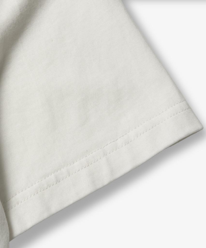 Yujen Antique Small Logo Short Sleeve T-Shirt_Ivory