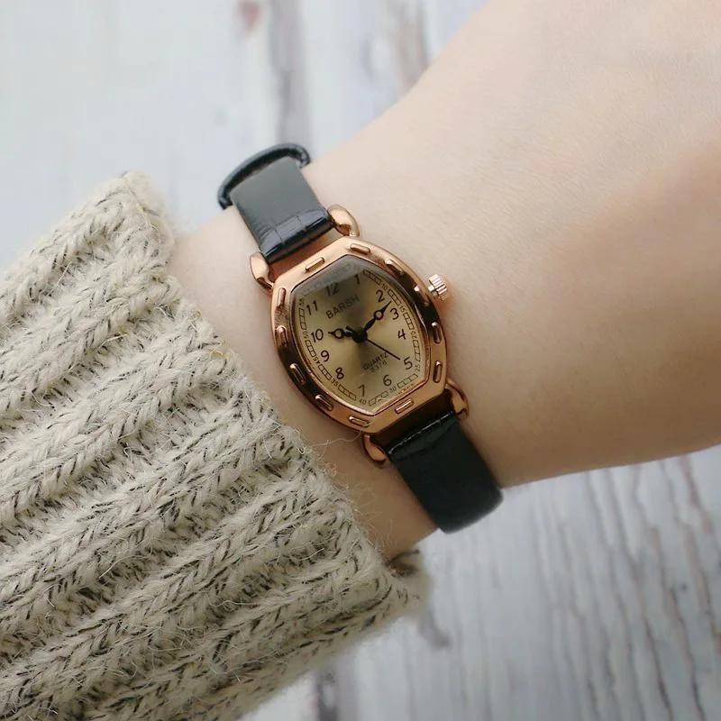 

Casual Women s Oval Quartz Watches Ladies Watch Women Clock Leather Strap Wristwatch Relogio Feminino Dropshipping