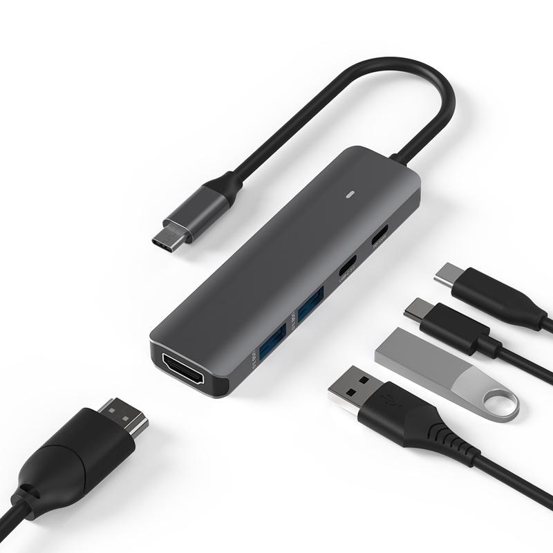 Type-C Laptop Dock: 4K 60Hz, USB 3.0, Steam Deck Converter, High-Speed Transmission