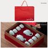 Susu Ceramics Ru Kiln Kung Fu Tea Set (10-Piece Gift Box)