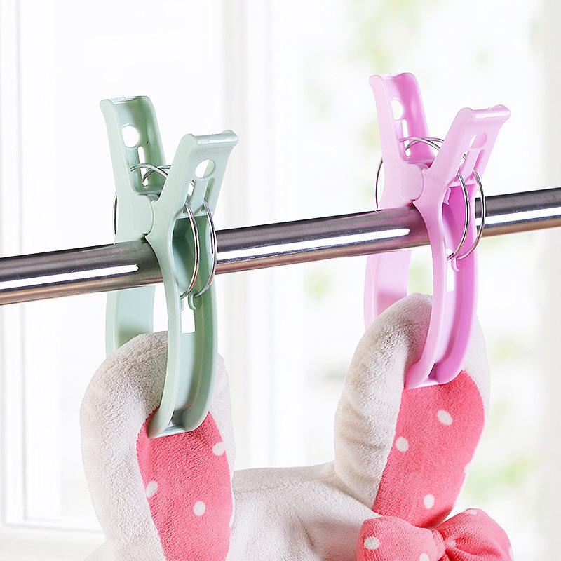 2pcs Plastic Quilt Drying Clip, Household Clothes Quilt Clip, Windproof Clip, Clothes Drying Clip, Large Multi-functional Drying Clip.