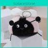 Adorable Plush Keychain With Cartoon Ladybug Design Perfect For Backpacks And Gifts