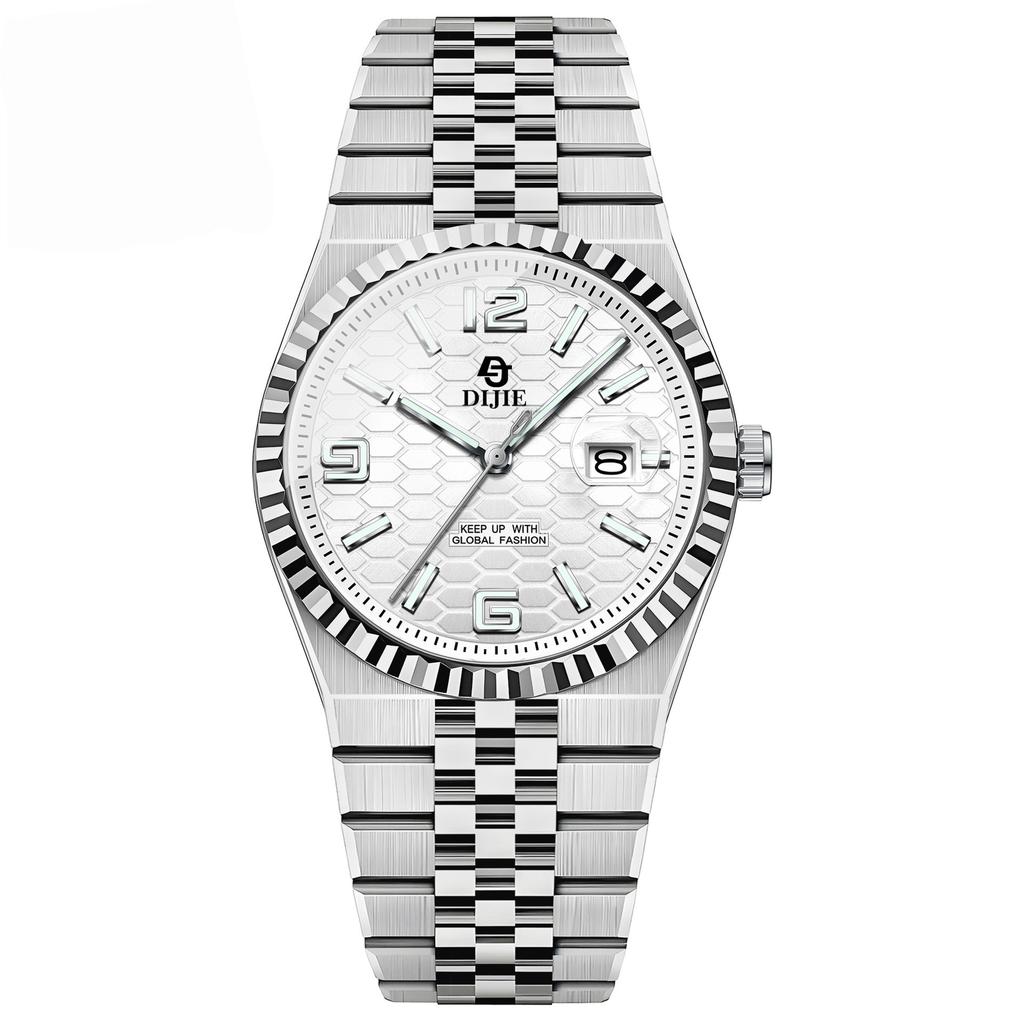 Frühling High-End Business Uhr Herren Vollautomatisch Stahlarmband Konzept Großes Zifferblatt Quarz Uhr