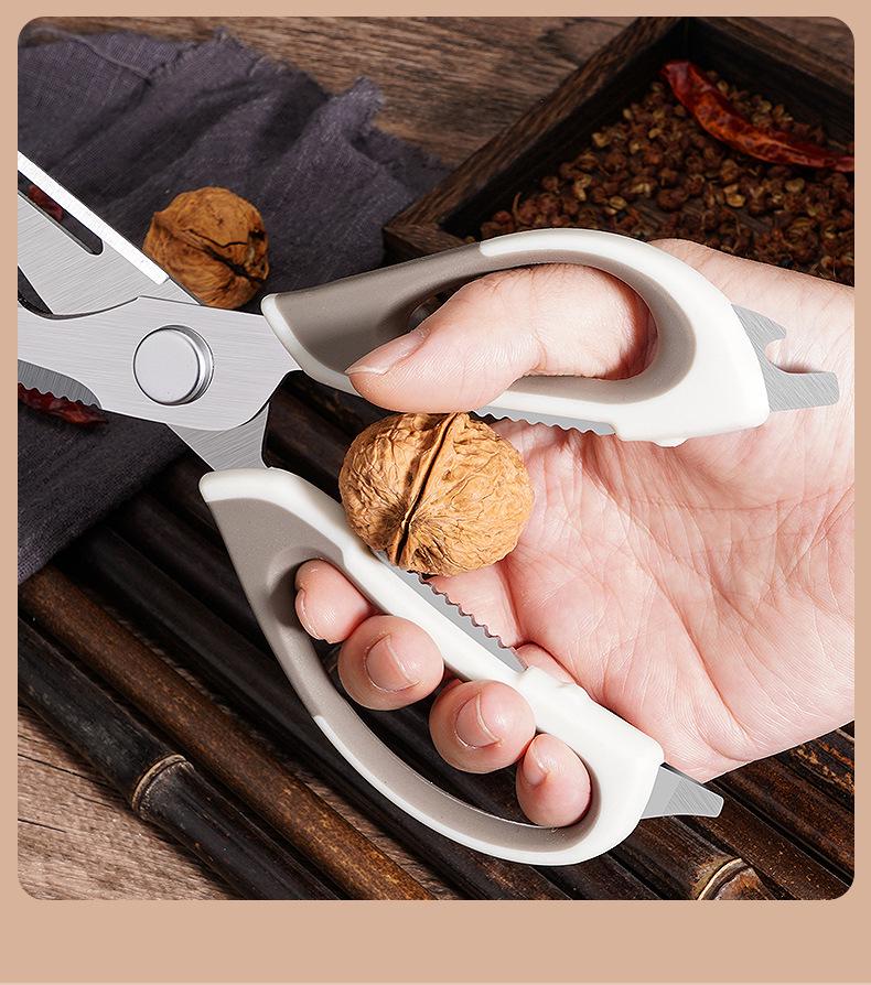 Multi-Functional Detachable Stainless Steel Kitchen Scissors for Cutting Bones & Fish