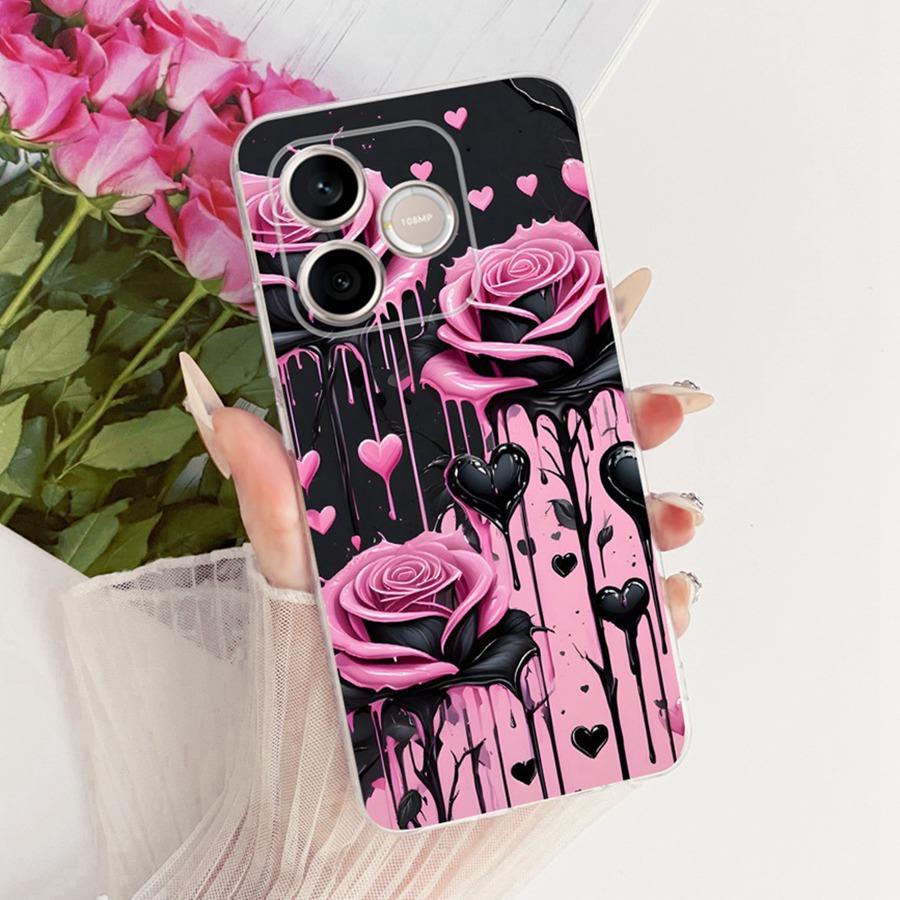 Pro Honor 600 Lite Pouzdro na telefon s počátečním písmenem pro Huawei Y6p Y 7 P Matný zadní kryt Ochrana fotoaparátu Nárazuvzdorná pouzdra