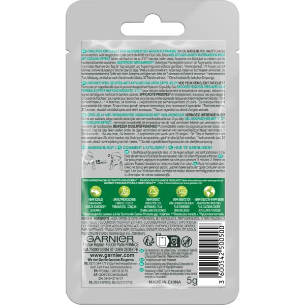Garnier SkinActive Eye Patch Mask Cryo Jelly (1 Pair) 5g