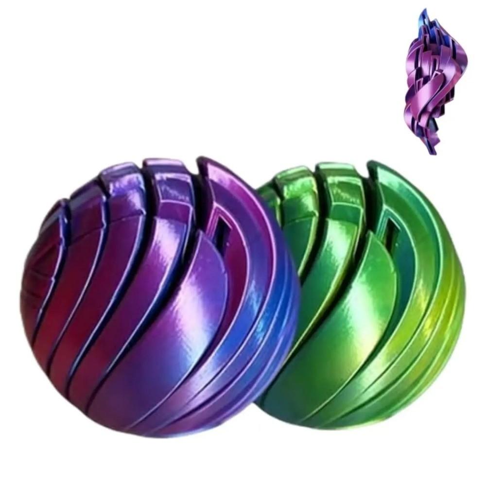 Relaxation 3D Printed Twistsphere Fidget Toy Creative Anxiety Relief Toys  Office Use