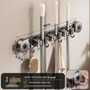 Danle Wall-Mounted Broom & Mop Holder