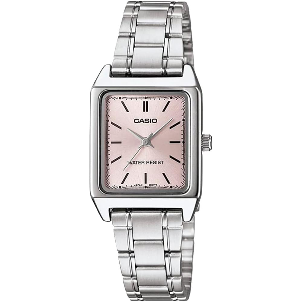 [Casio] CASIO Standard Quartz Ladies Watch LTP-V007D-4E Ice Pink Metal Band Overseas Model [Paral...