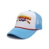(Modrý) Kšiltovka Stranger Things Kšiltovka typu Trucker Síťovaná kšiltovka pro kluky Unisex Nastavitelná kšiltovka