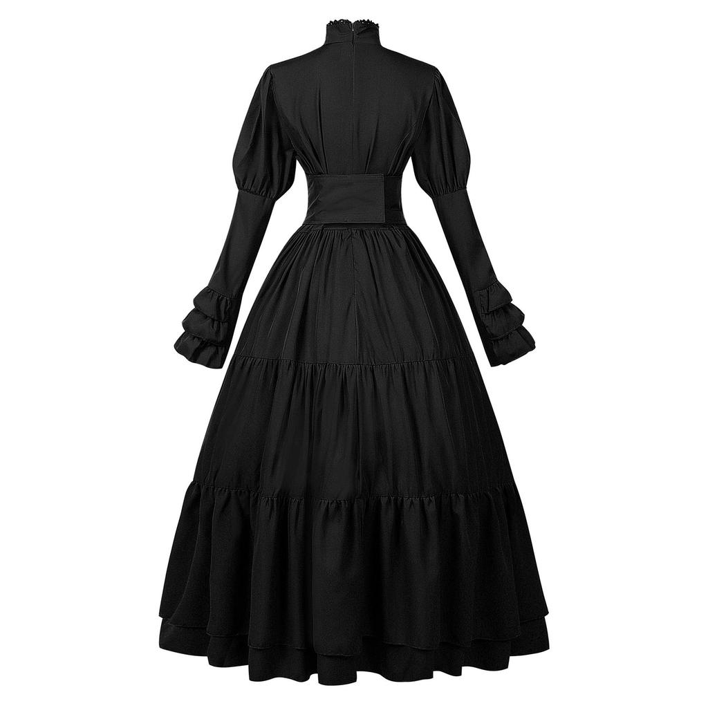 Women's Halloween Renaissance Costume: Irish Medieval Long Dress
