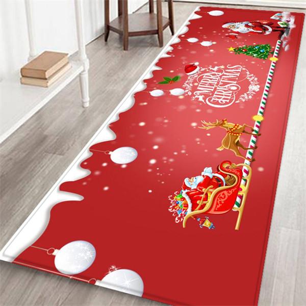 

Рождественский ковер 50*80 см придверный коврик для гостиной ванной кухни 60*180cm