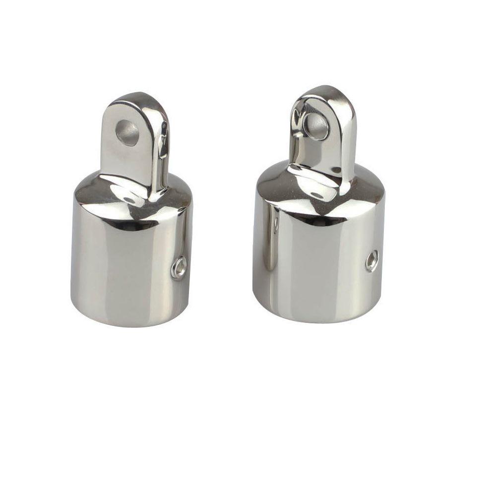 316 Stainless Steel Yacht Bimini Top Slide Cap & Canopy Fastener Brackets