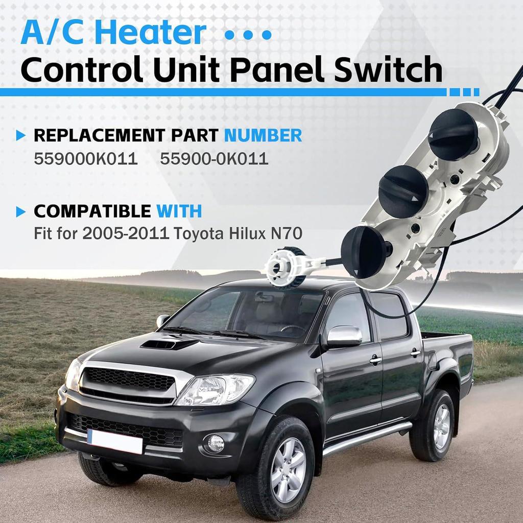 Toyota Air Conditioning Control Panel Switch 55900-0K011
