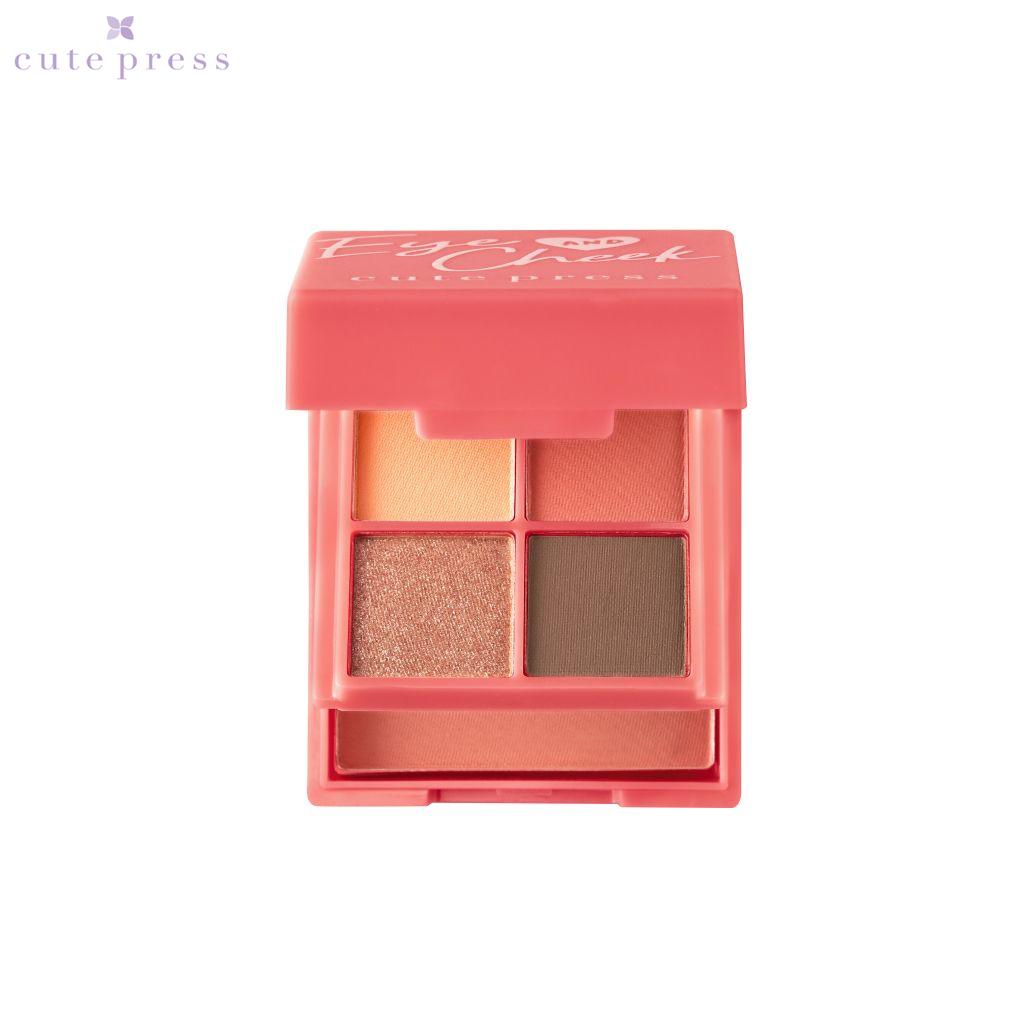 Cute Press Eye & Cheek Mini Palette Blusher & Eye Shadow - Thai Cosmetic Make Up