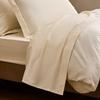 Drap-housse - Satin de coton peigné - 140 x 190 cm - Bonnet 30 cm - Crème