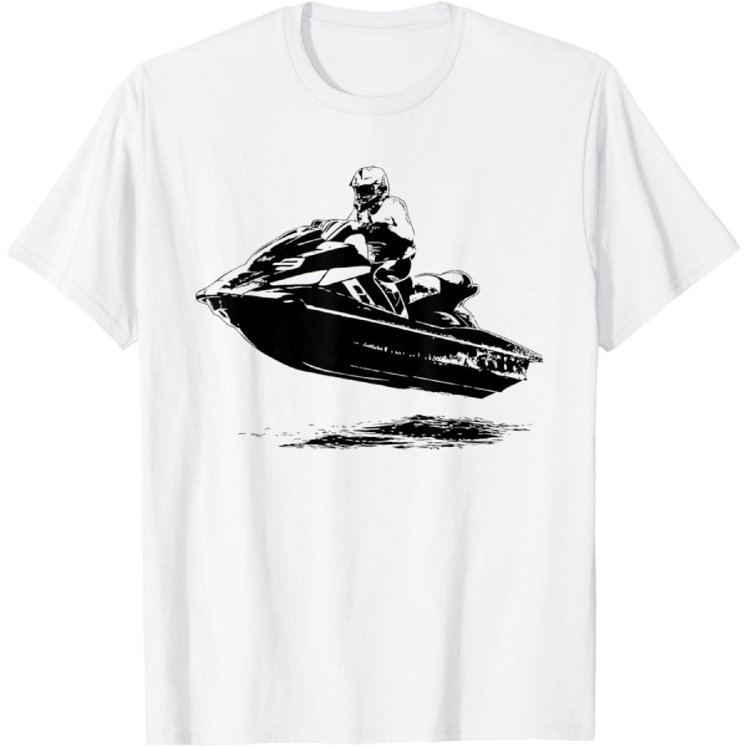

Футболка для гонок на гидроциклах boatercycle, водный мотоцикл, аквабайк Футболка S белый