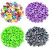 Home Party Supplies Stars Shape Bracelet Necklace Accessories Loose Beads For Jewelry Making Findings DIY Acrylic 11mm 50Pcs Multicolor Spacer Beads