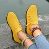 Damen Freizeitschuhe Mode Atmungsaktive Mesh-Flats zum Gehen Weiße Sneaker Damen Tenis Schuh