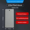 Test Grade Sandblasted Steel Panel Coating with Various Thicknesses/Roughness