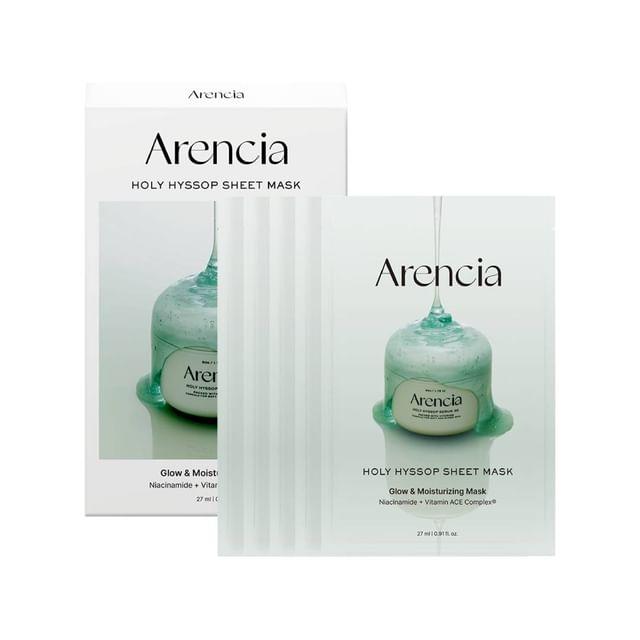 Arencia - Holy Hyssop Sheet Mask Set 27ml x 5 sheets