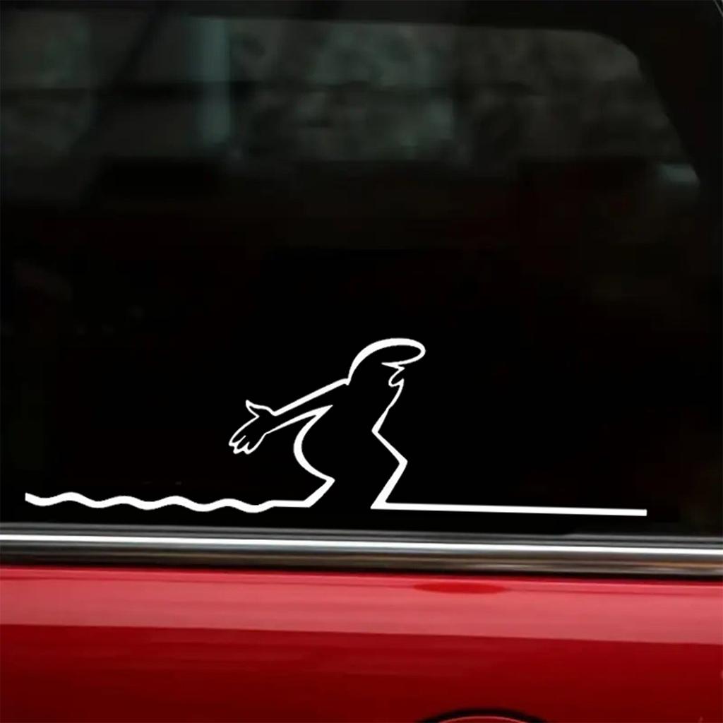 La Linea Line Art Wall Sticker Minimalist Self-Adhesive Waterproof Decal For Walls, Doors, Glass, Cars Home And Car Decoration