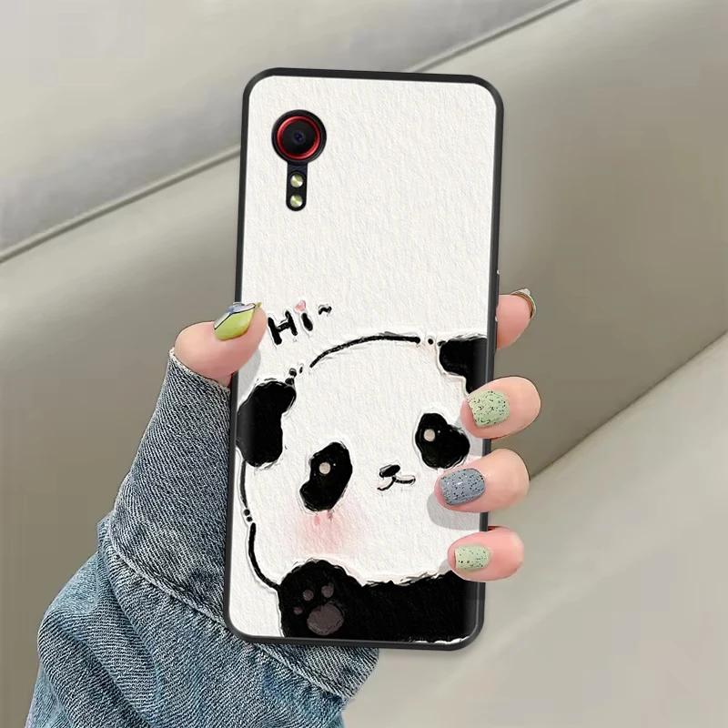 Per Samsung Galaxy Xcover 7 Custodia Morbida Liscia Silicone Liquido Cartoon Guscio Telefono Per Samsung XCover7 Cover Posteriori Protettive in TPU