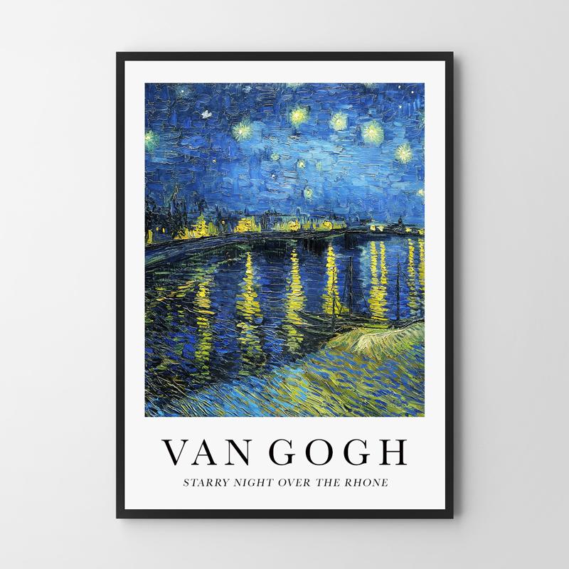Poster Van Gogh Over the Rhone