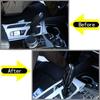 Compatible with BMW 5 6 7 Series X3 X4 G02 G01 G11 G12 G30 2018 2019 Gear Shift Knob Cover Trim Sticker Decals Car Interior Accessories