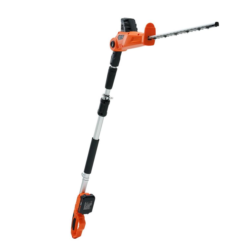 20V Cordless Hedge Trimmer Telescoping Pole Hedge Trimmer 18 Inch Blade