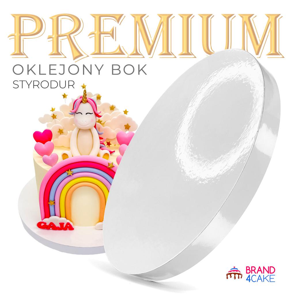 Cake Board Base White 26 Cm 2 Cm Set 10 Pcs Cake Drum Round Premium Brand4cake