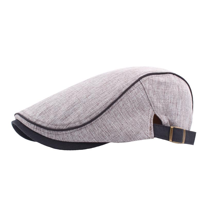 Suitable for all seasons, men's and women's forward hats, outdoor sun protection and sunshade berets, adjustable