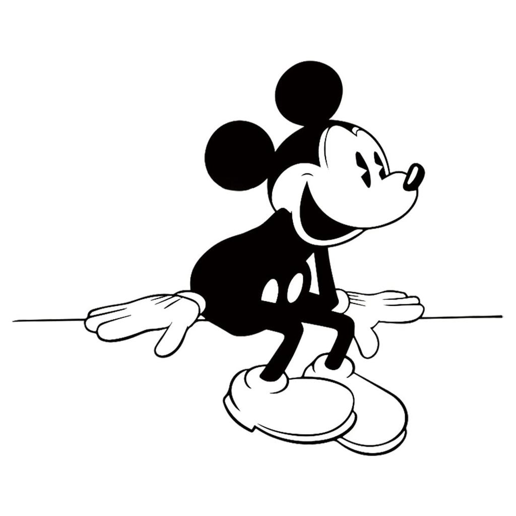 [GREDINO] Vodotěsná nálepka Mickey Mouse, Nálepka na auto, Mickey na kufry, notebooky, motocykly, helmy a další