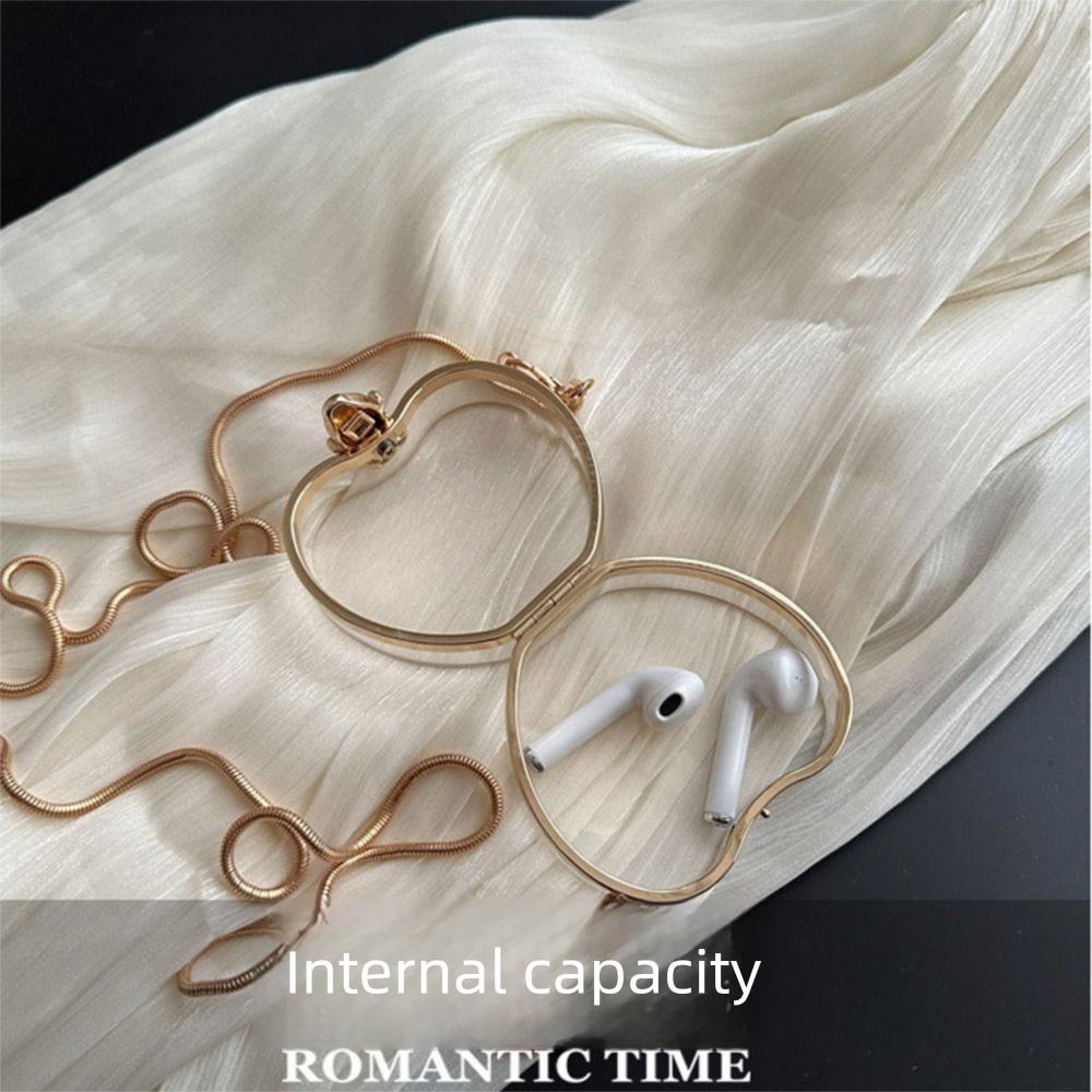 Gold Lock Buckle Transparent Shoulder Bag Creative Acrylic Crossbody Bag  Party