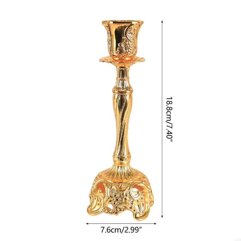 62KD European Holder Metal Candlesticks Table Centerpieces Pillar Stand