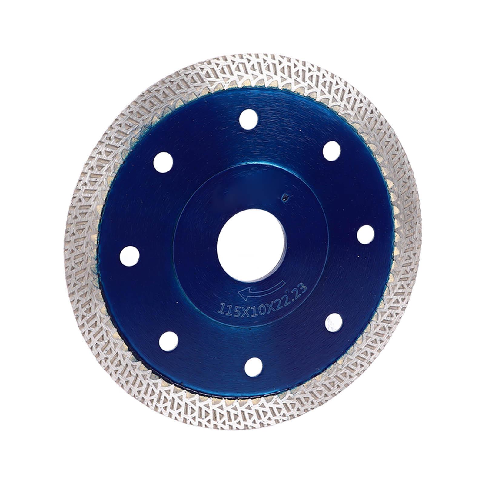 

Алмазный пильный диск Круглый волнистый диск Диск для угловой шлифмашины для резки керамической плитки Синий