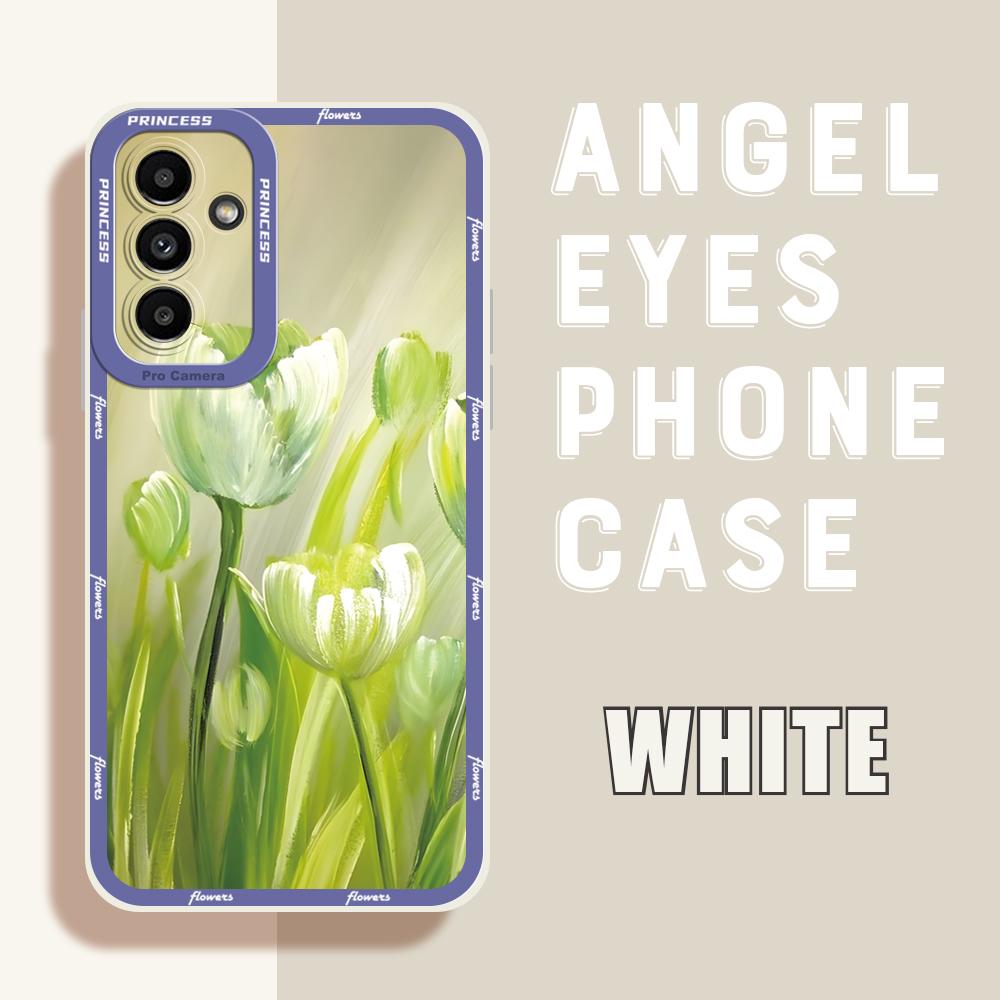 

Чехол для телефона Мягкий резиновый корпус из ТПУ для мобильного телефона Полное покрытие Защита камеры Дизайн Противоударный чехол для Samsung Samsung A16 5G белый