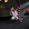 Fashionable Jewelry Vintage Women's Design Luxurious Butterfly Brooch Elegant And Exquisite Temperament Accessories
