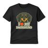 I Love My Dachshund Cute Dog Unisex T-Shirt Doxie Lover Graphic Tee Gift