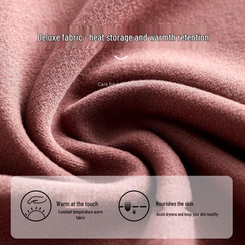 Women's Double-Sided Brushed Lace German Velvet Warm Vest - Thick, Seamless, Fixed Cup Base Layer for Autumn and Winter