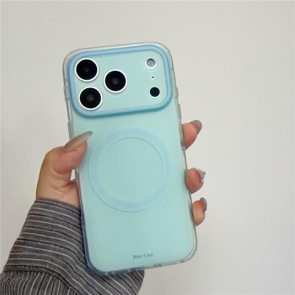 Jade Green Magnetic Floral Stand for iPhone 17 Pro Case Compatible with New 15 Pro 16PM Female