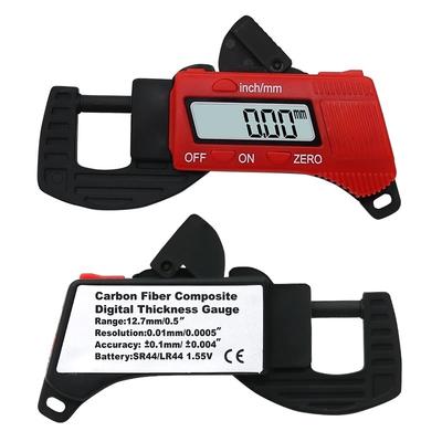 Calibro micrometrico digitale per compositi in fibra di carbonio da 0-12,7 mm