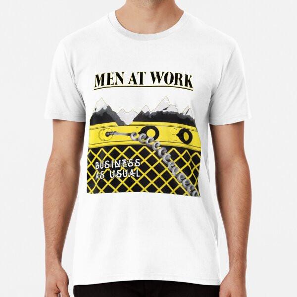 Men At Work Tee TShirt Made in Australia Unisex T-Shirt XXXXL