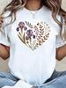 Aloha Hawaiian Hibiscus Flower Print Women T Shirt Casual Short Sleeve O-neck Summer Beach Oversized Tops Women Tropical Tops