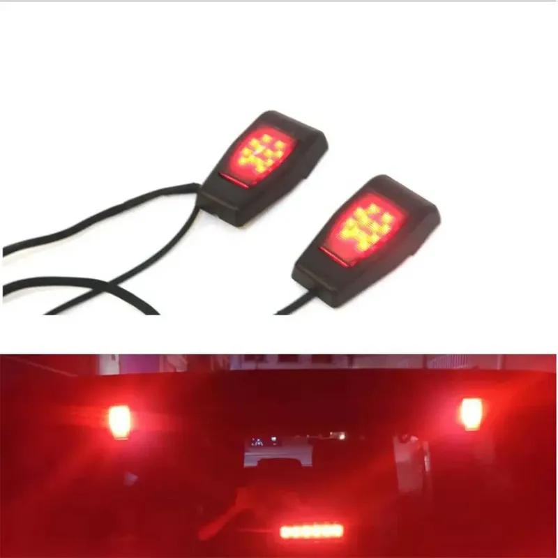 2 ks LED světla kryt pantu skla zadních výklopných dveří jako zadní světlo/světlo pro couvání/brzdové světlo pro Jeep Wrangler JK 2007-2017